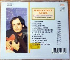 HASAN CİHAT ÖRTER - CLASSICAL GUITAR RECITAL / ANATOLIAN FOLK MUSIC CD 2.EL