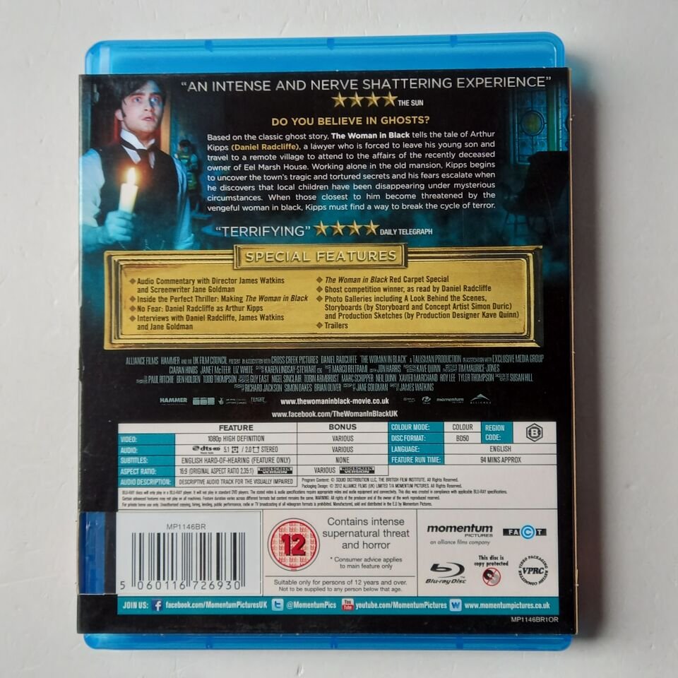 THE WOMAN IN BLACK - DANIEL RADCLIFFE - BLU-RAY 2.EL