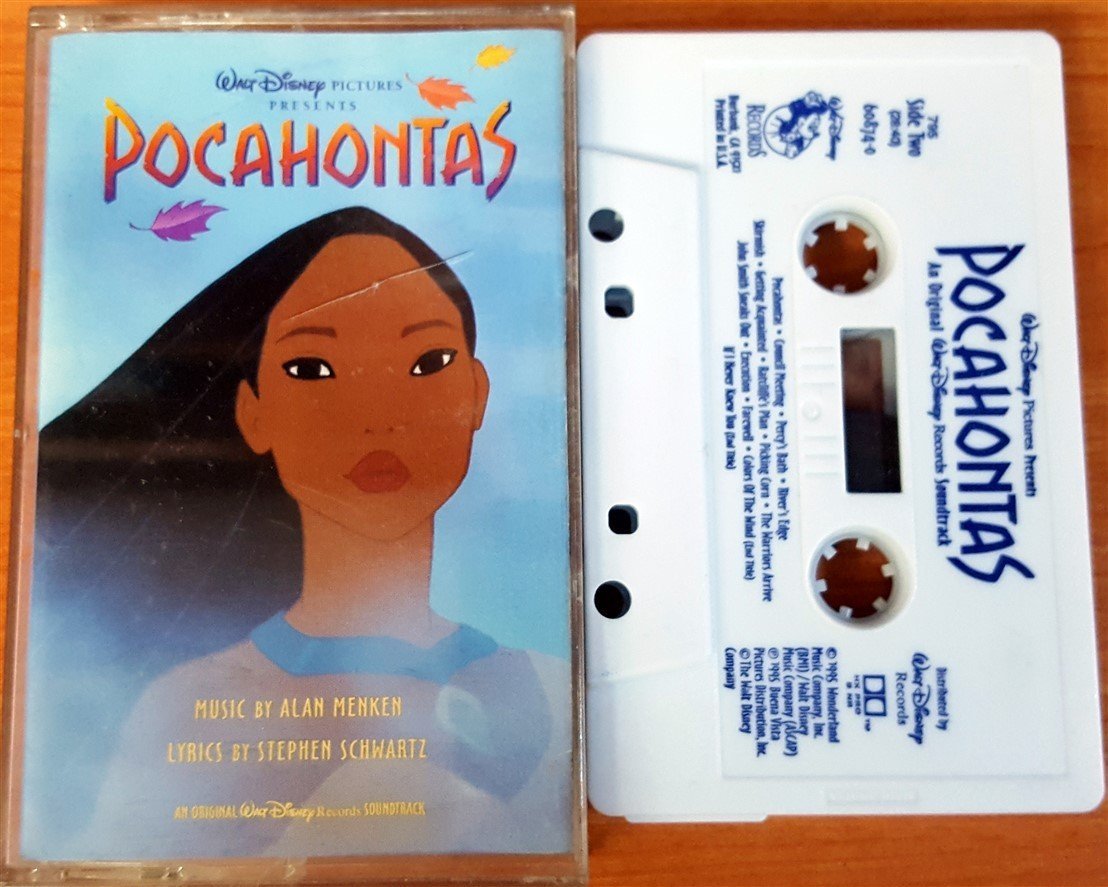 WALT DISNEY POCAHONTAS CASSETTE MADE IN USA ''USED''