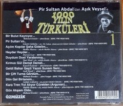 1000 YILIN TÜRKÜLERİ 1 / PİR SULTAN ABDAL'DAN AŞIK VEYSEL'E / ÖZMÜZİK CD 2.EL