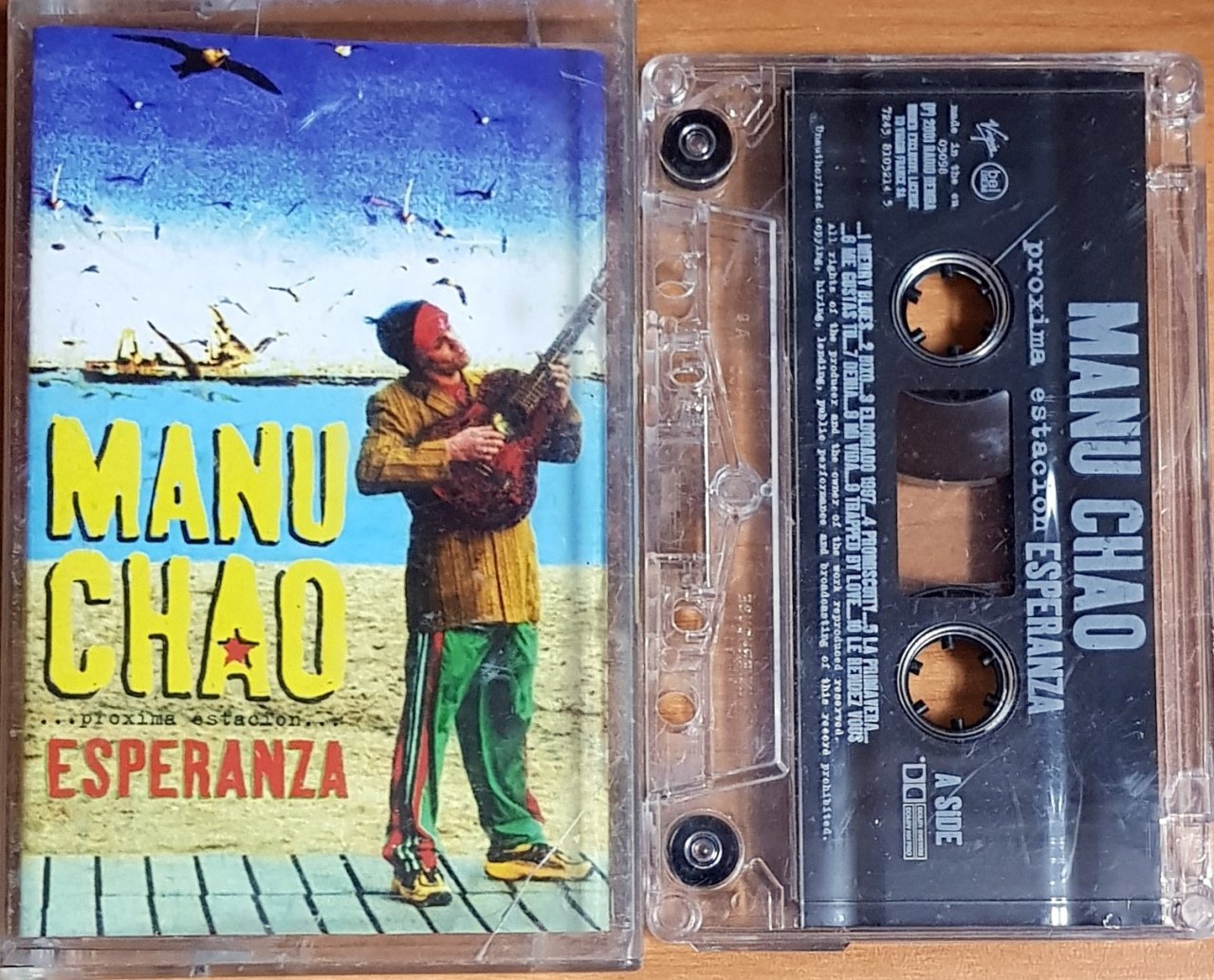 MANU CHAO - PROXIMA ESTACION ESPERANZA (2001) MADE IN EU / VIRGIN KASET 2.EL