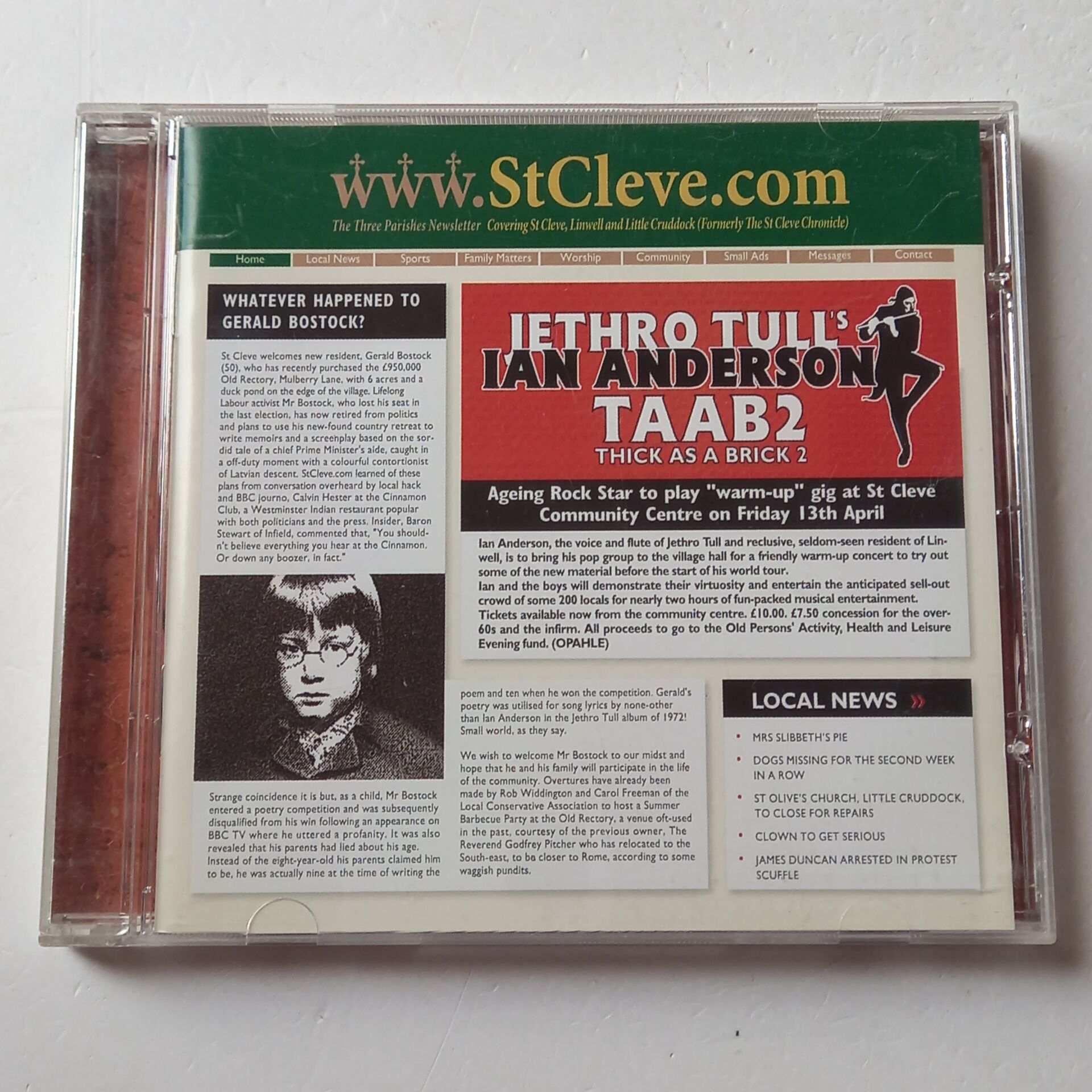 JETHRO TULL'S IAN ANDERSON – TAAB2 (2012) - CD 2.EL