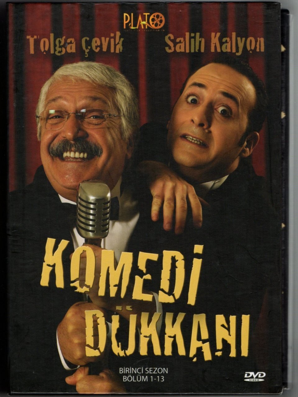 KOMEDİ DÜKKANI BİRİNCİ SEZON - TOLGA ÇEVİK - SALİH KALYON - DVD KUTU 2.EL