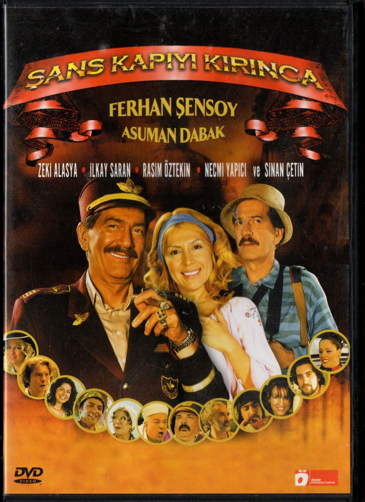 ŞANS KAPIYI KIRINCA - FERHAN ŞENSOY - ASUMAN DABAK - TAYFUN GÜNEYER - DVD 2.EL
