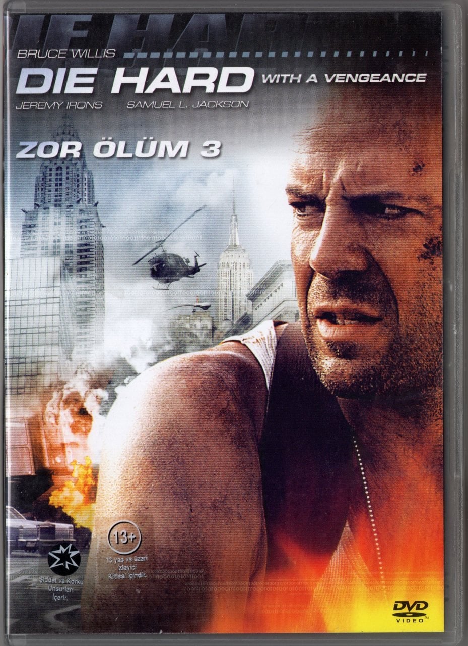 ＤVＤ DIE HARD WITH A VENGEANCE - ZOR ÖLÜM 3 - BRUCE WILLIS - JEREMY