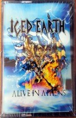 ICED EARTH - ALIVE IN ATHENS DOUBLE CASSETTE MADE IN TURKEY ''NEW''