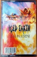ICED EARTH - ALIVE IN ATHENS DOUBLE CASSETTE MADE IN TURKEY ''NEW''