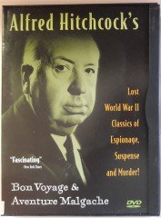 ALFRED HITCHCOCK'S BON VOVAGE & AVENTURE MALGACHE - SNAPCASE DVD 2.EL 1.BÖLGE