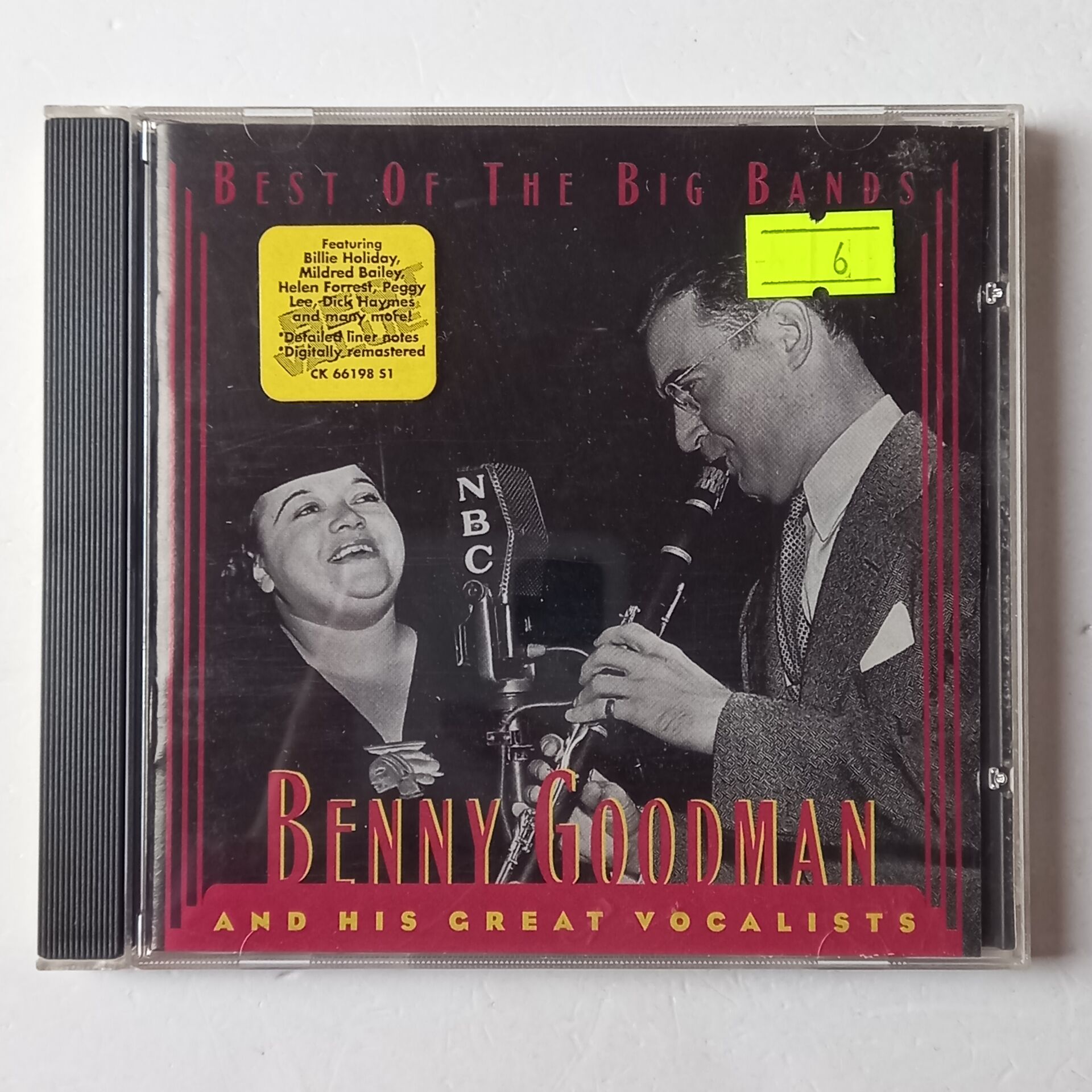 BENNY GOODMAN – BENNY GOODMAN AND HIS GREAT VOCALISTS (1995)  - CD 2.EL