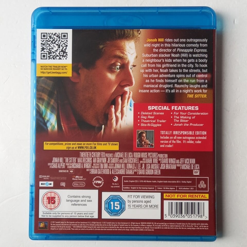 THE SITTER - JONAH HILL - BLU-RAY 2.EL