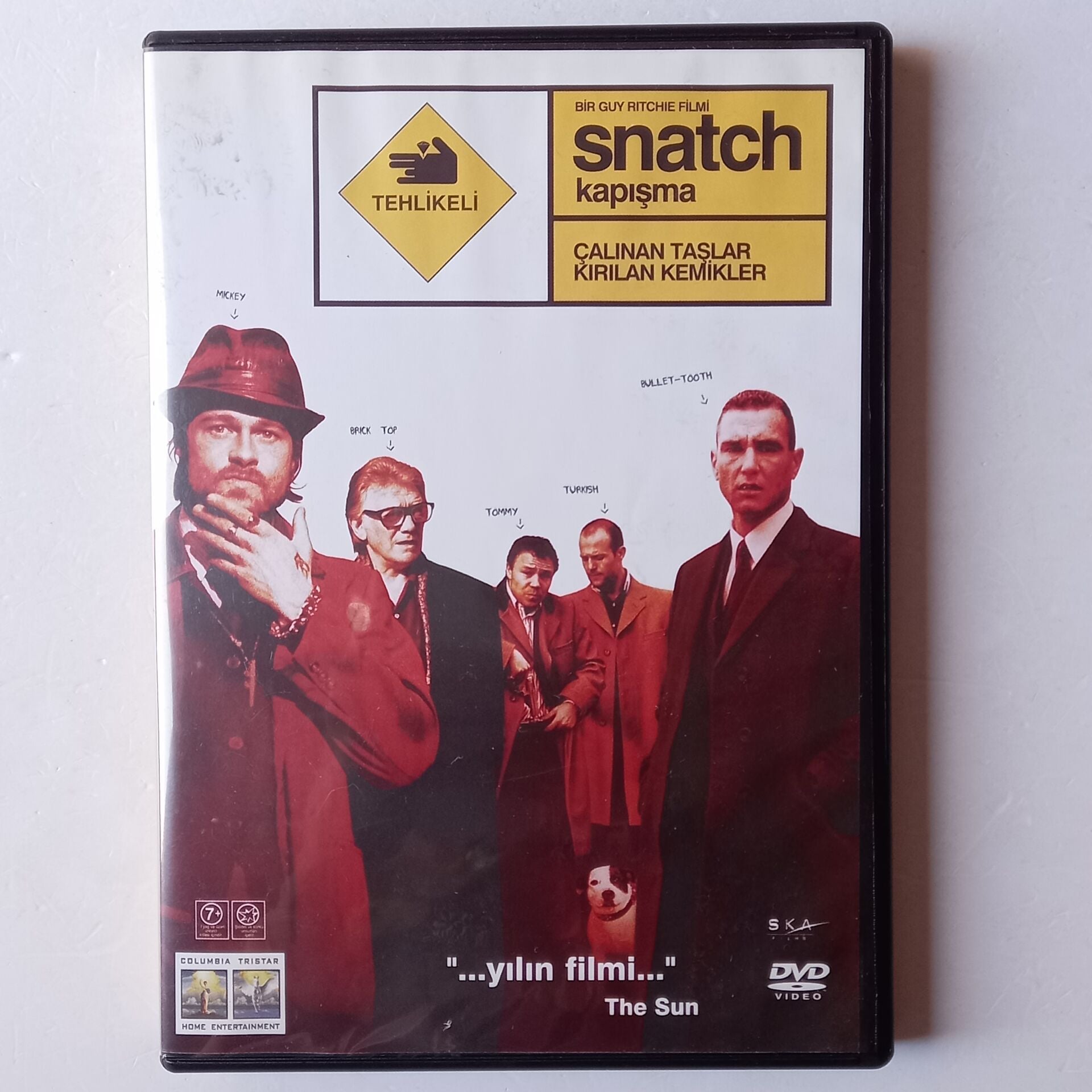 SNATCH / KAPIŞMA - GUY RITCHIE, BRAD PITT, JASON STATHAM - DVD 2.EL
