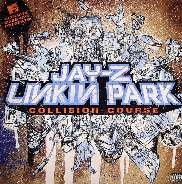 LINKIN PARK & JAY Z - COLLISION COURSE (2004) - LP REISSUE SIFIR PLAK