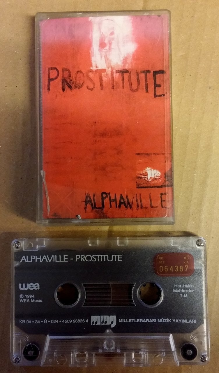 ALPHAVILLE - PROSTITUTE CASSETTE 1994 MADE IN TURKEY ''USED''