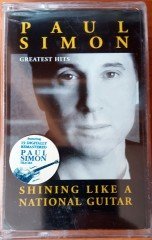 PAUL SIMON - GREATEST HITS SHINING LIKE A NATIONAL GUITAR CASSETTE MADE IN TURKEY ''NEW''