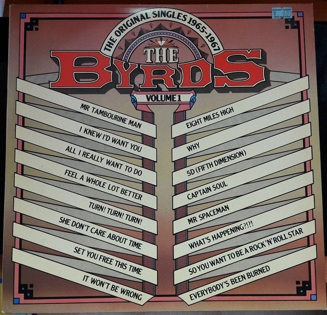 THE BYRDS - THE ORIGINAL SINGLES 1965-1967 VOLUME 1 (1980) - 2.EL PLAK