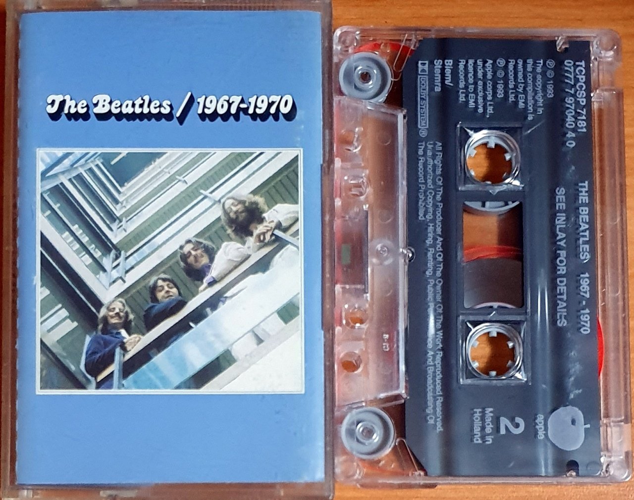 THE BEATLES / 1967-1970 CASSETTE 1 (1993) - KASET EMI / MADE IN HOLLAND 2.EL