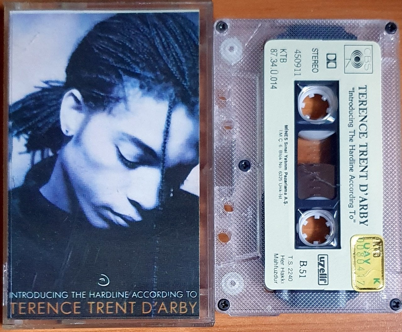 TERENCE TRENT D'ARBY - INTRODUCING THE HARDLINE ACCORDING TO (1987) - KASET UZELLİ 2.EL