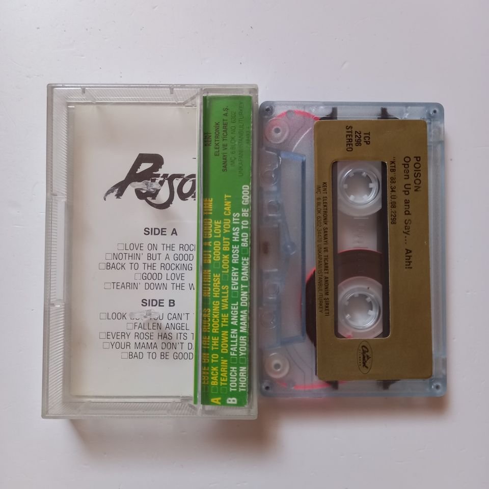 POISON - OPEN UP AND SAY... AHH! (1988) - KASET 2.EL