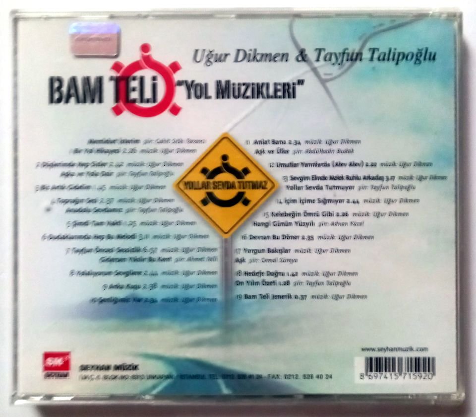 UĞUR DİKMEN & TAYFUN TALİPOĞLU / BAM TELİ YOL MÜZİKLERİ - CD 2.EL