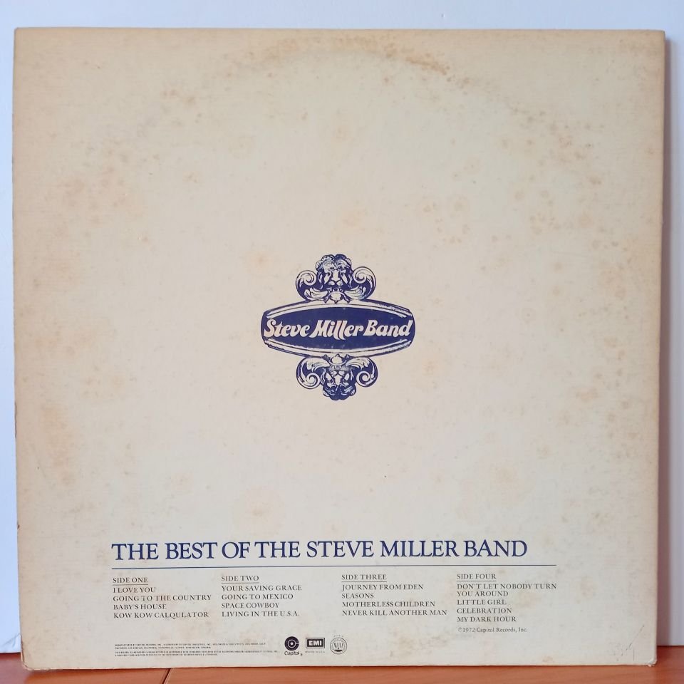 STEVE MILLER BAND – ANTHOLOGY (1972) - 2LP  2.EL PLAK