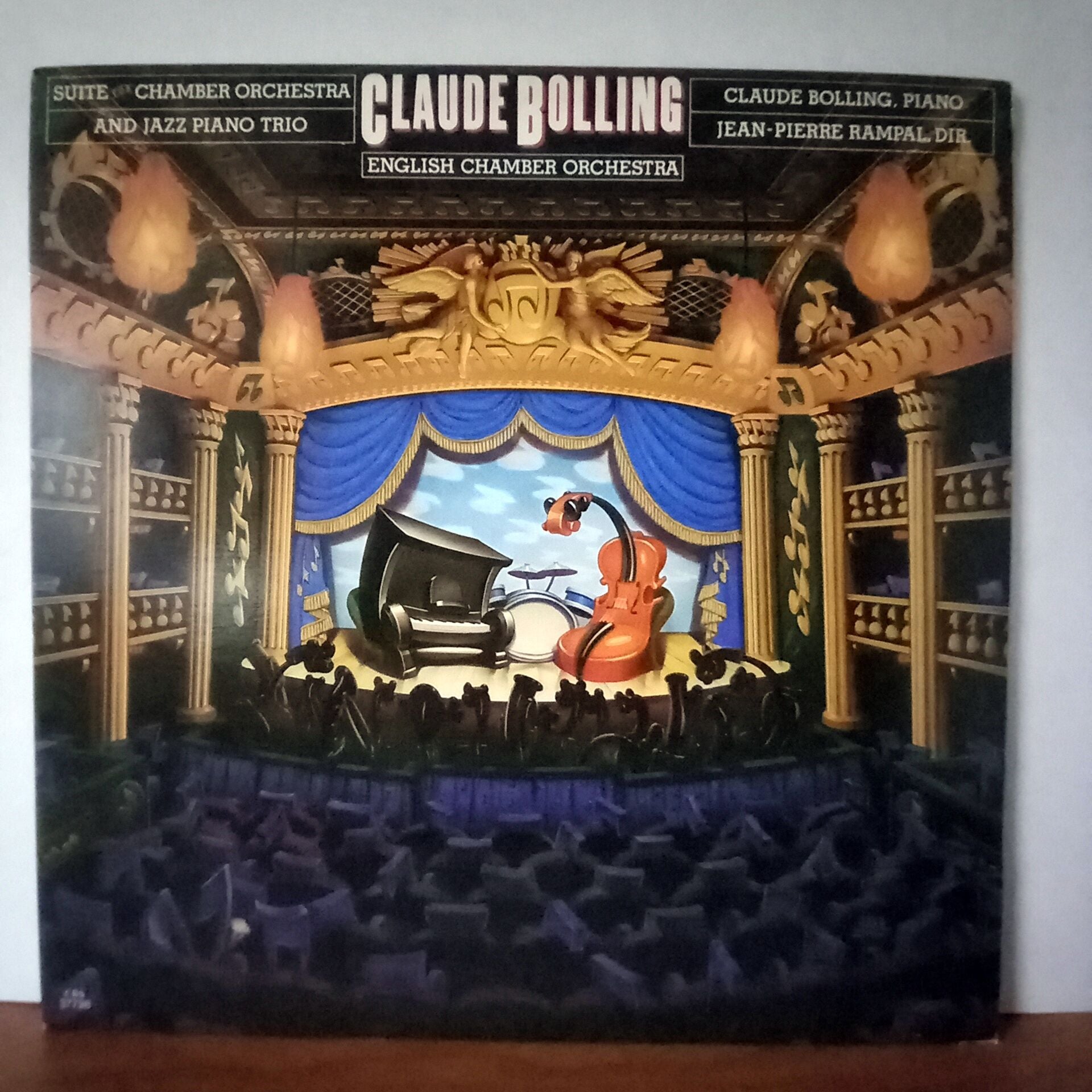 CLAUDE BOLLING - ENGLISH CHAMBER ORCHESTRA - JEAN-PIERRE RAMPAL – SUITE FOR CHAMBER ORCHESTRA AND JAZZ PIANO TRIO (1983) - LP 2.EL PLAK