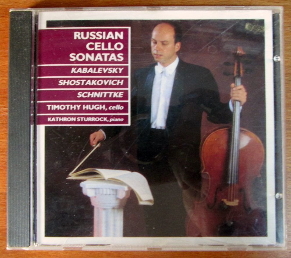 RUSSIAN CELLO SONATAS Timothy Hugh CD 2.EL