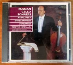 RUSSIAN CELLO SONATAS Timothy Hugh CD 2.EL