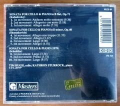 RUSSIAN CELLO SONATAS Timothy Hugh CD 2.EL