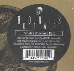 BORIS - DEAR (2017) - 2PLAK SIFIR