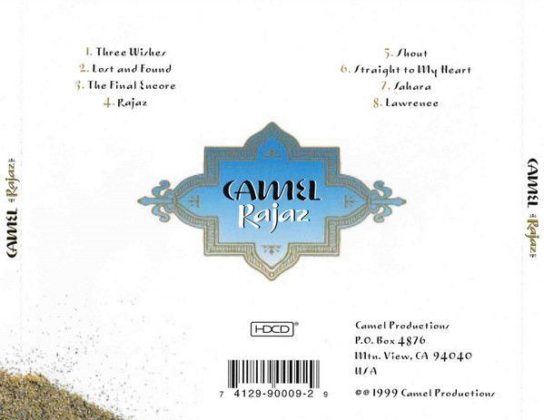 CAMEL - RAJAZZ (1999) - HDCD JEWEL CASE AMBALAJINDA SIFIR