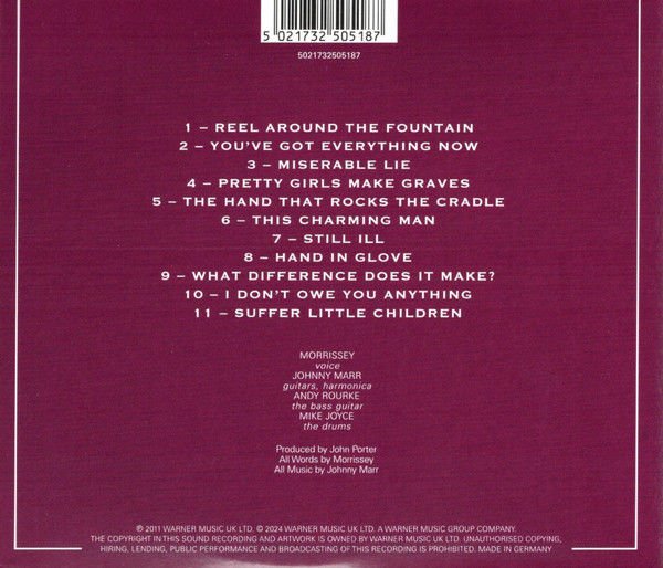 THE SMITHS – THE SMITHS (1984) - CD DIGISLEEVE 2024 REMASTERED REISSUE SIFIR