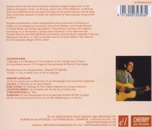 JACQUES BREL – THE BALLAD OF JACQUES BREL (2012) CD SIFIR