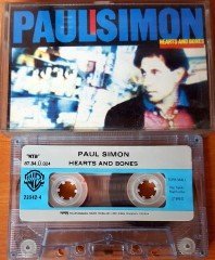 PAUL SIMON - HEARTS AND BONES (1987) MMY CASSETTE MADE IN TURKEY ''USED'' PAPER LABEL