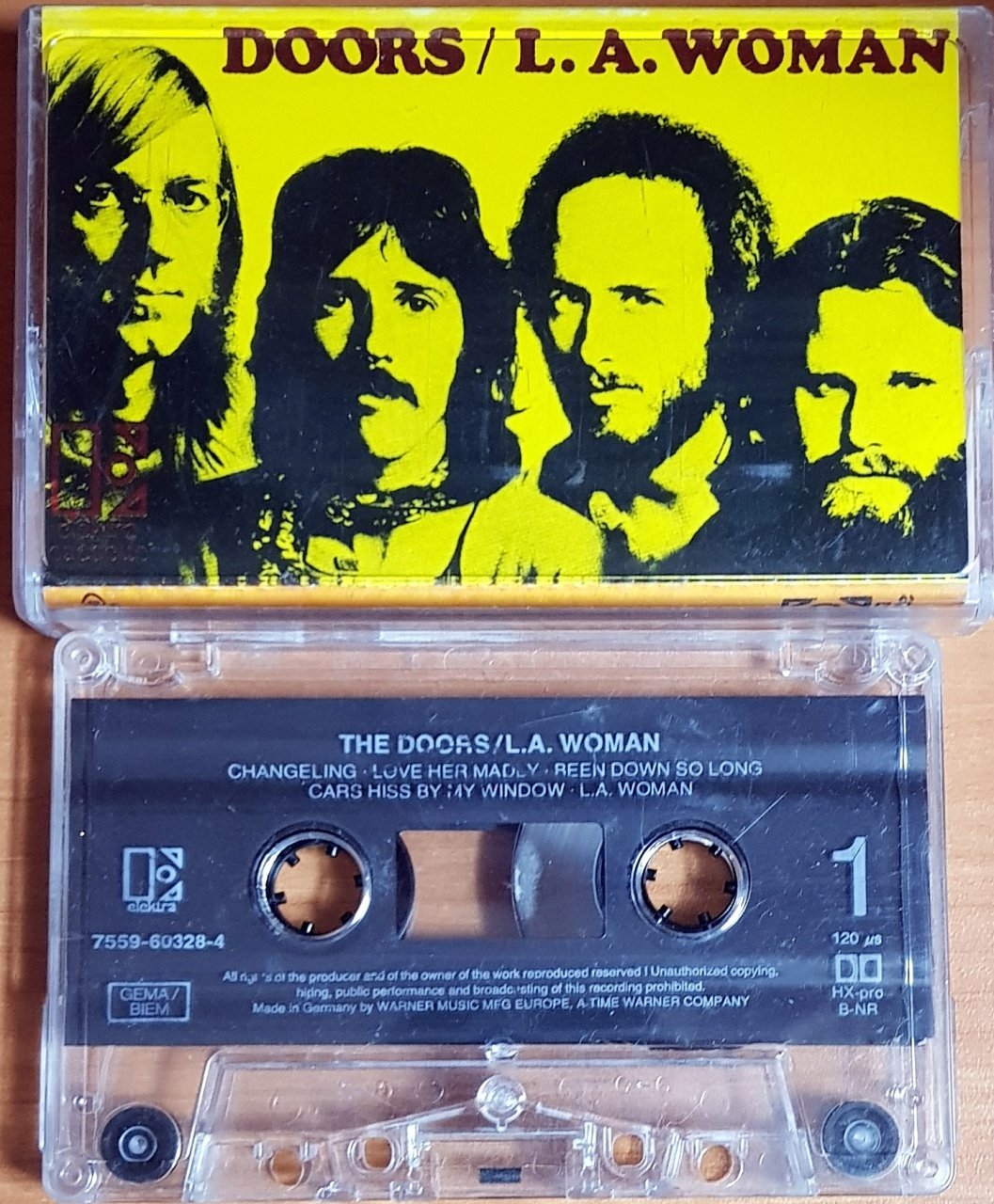 THE DOORS - L.A. WOMAN (1971) MADE IN GERMANY / ELEKTRA KASET 2.EL
