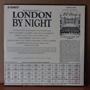 101 STRINGS - THE ROMANTIC MOODS OF LONDON BY NIGHT (1962) - LP 2.EL PLAK