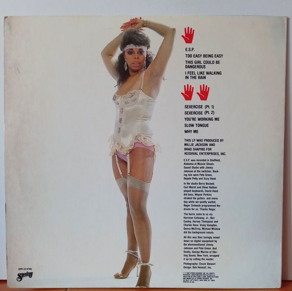 MILLIE JACKSON – E.S.P. [EXTRAL SEXUAL PERSUASION] (1983) - LP 2.EL PLAK