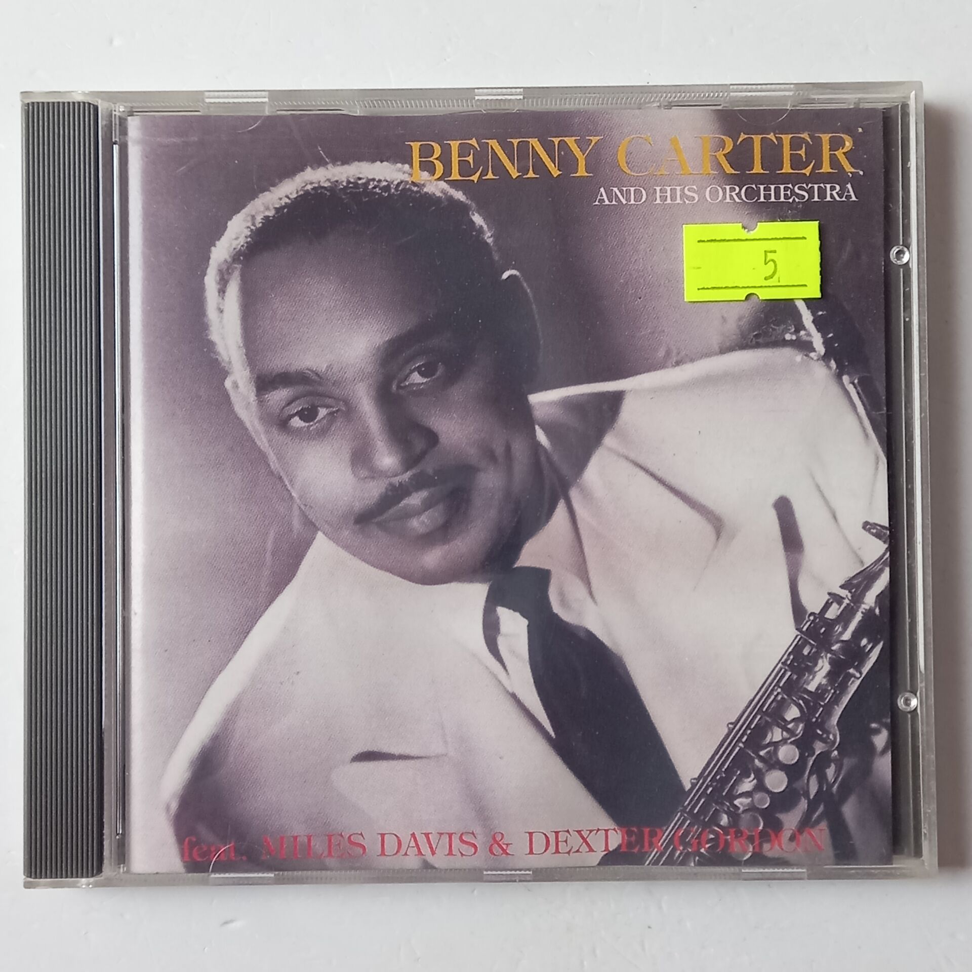 BENNY CARTER AND HIS ORCHESTRA FEAT. MILES DAVIS & DEXTER GORDON (1990)  - CD 2.EL