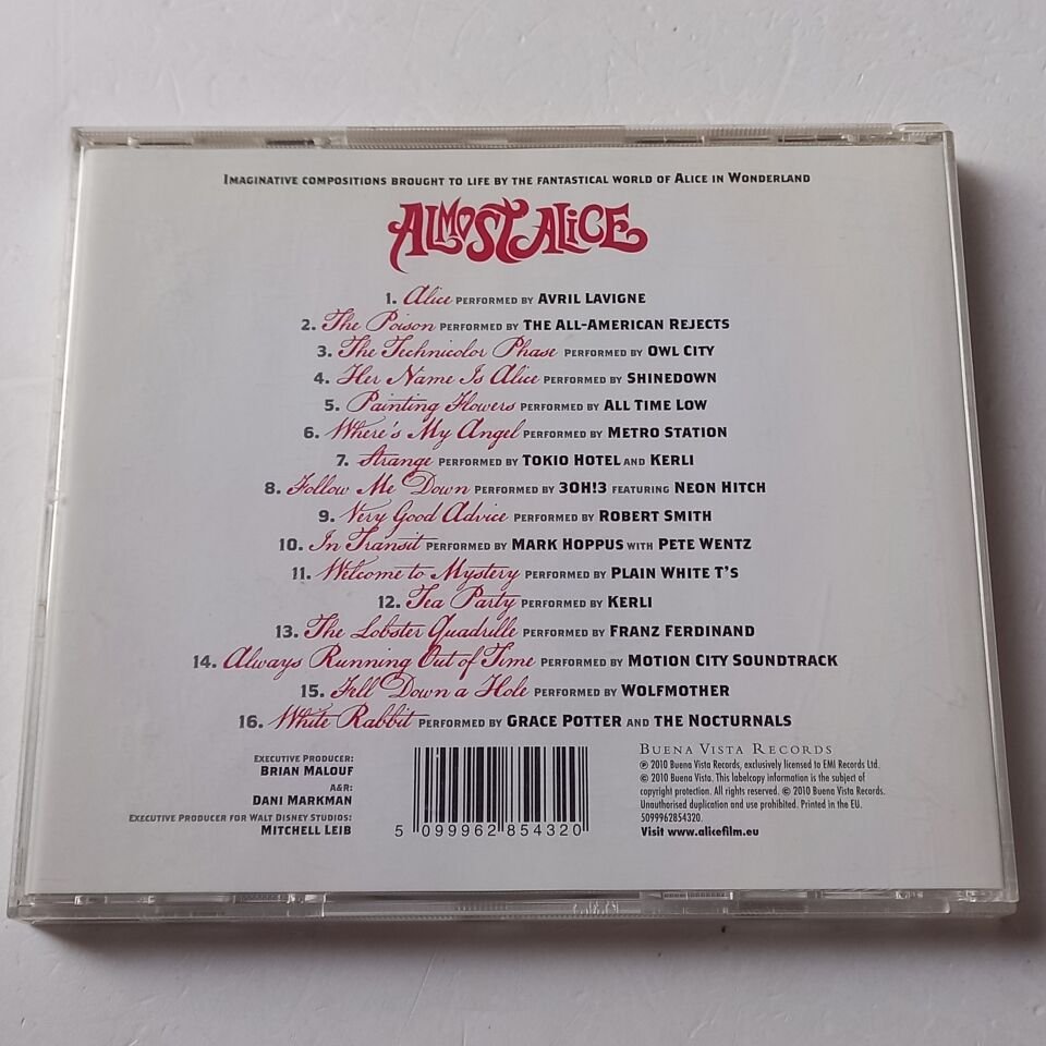 ALMOST ALICE / ALICE IN WONDERLAND SOUNDTRACK (2010) - CD 2.EL