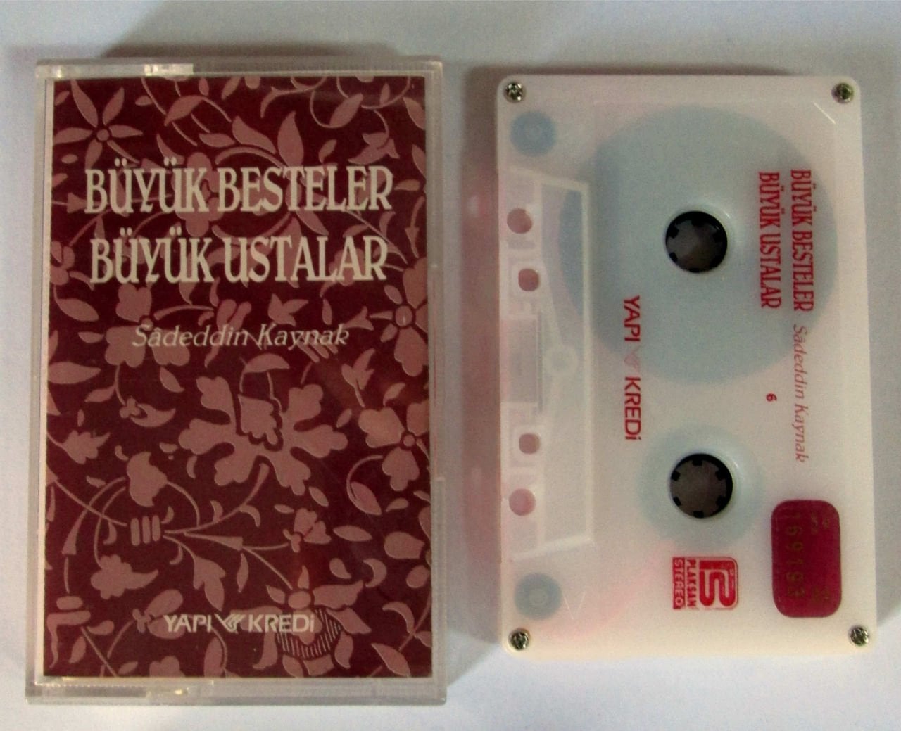 SADEDDİN KAYNAK BÜYÜK USTALAR 6 YKB KASET 2.EL