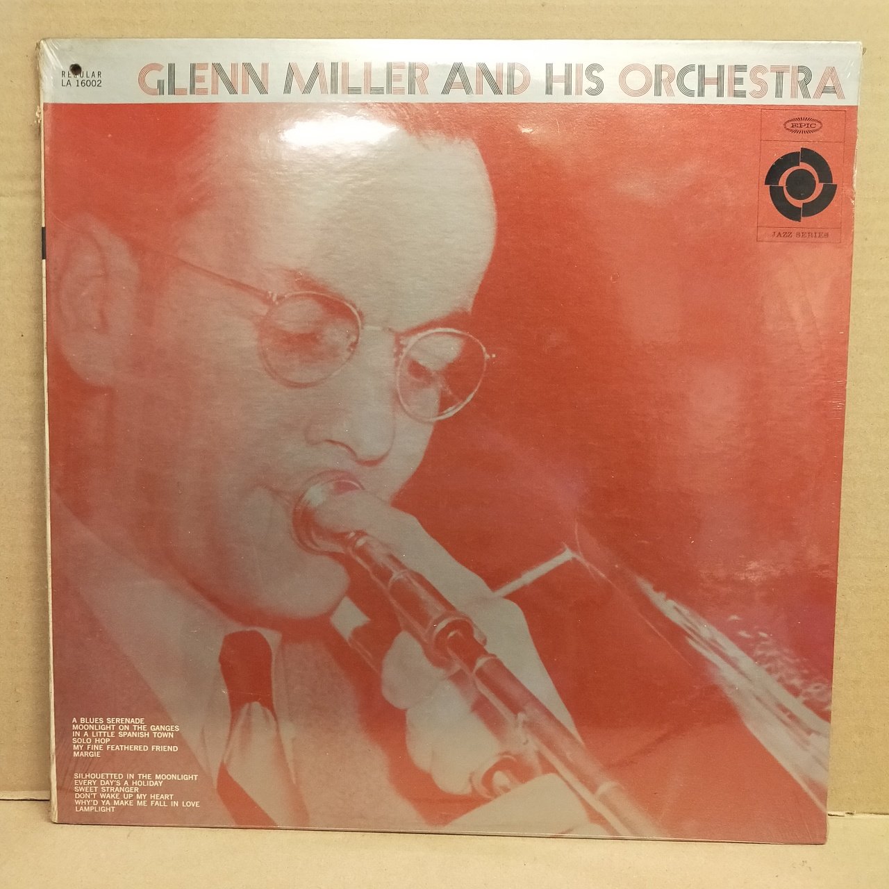 GLENN MILLER & HIS ORCHESTRA - EPIC JAZZ SERIES LA 16002 (1956) - LP CUT OUT DÖNEM BASKI SIFIR PLAK
