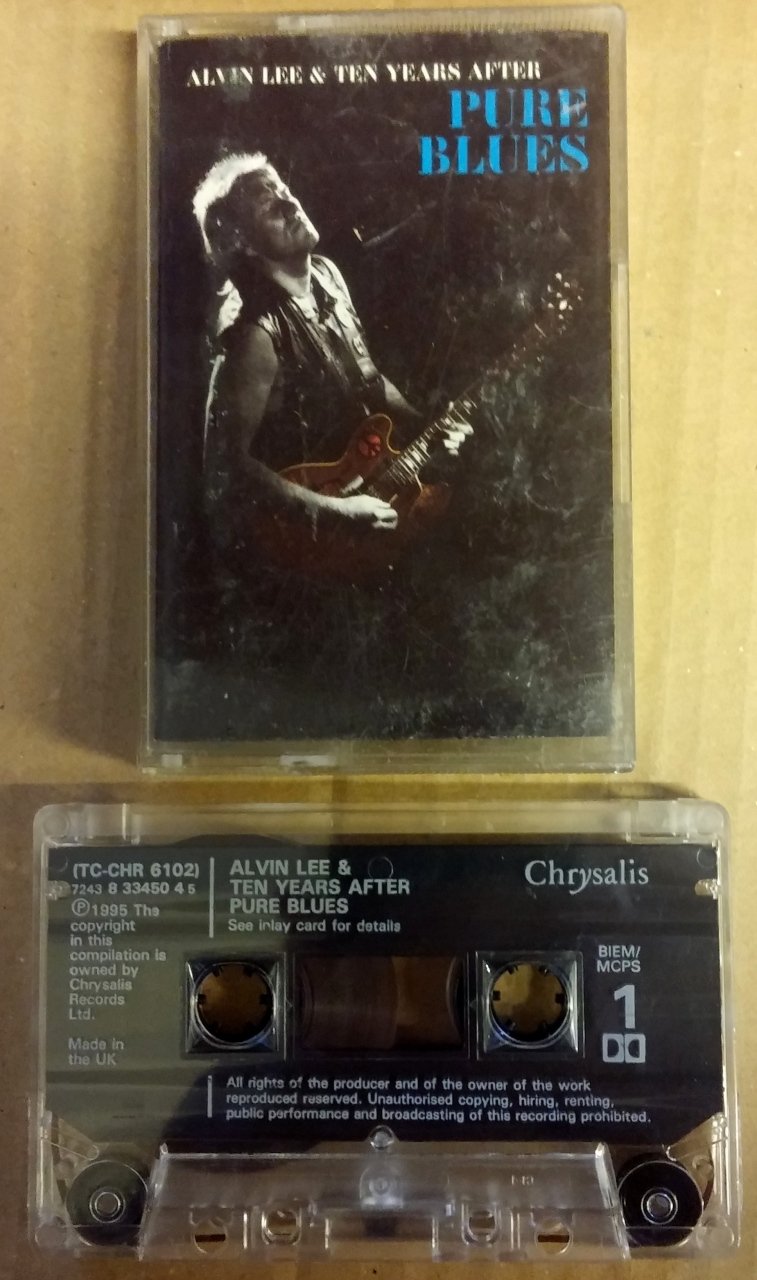 ALVIN LEE & TEN YEARS - AFTER PURE BLUES CASSETTE 1995 MADE IN THE UK ''USED''