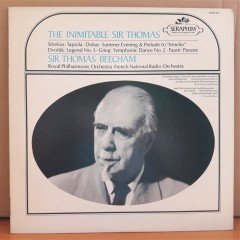 THE INIMITABLE SIR THOMAS, SIBELIUS, DELIUS..., SIR THOMAS BEECHAM (1963) - LP 2.EL PLAK