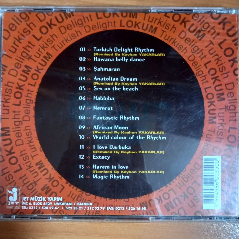 LOKUM - TURKISH DELIGHT / ORIENTAL RHYTHM - CD 2.EL
