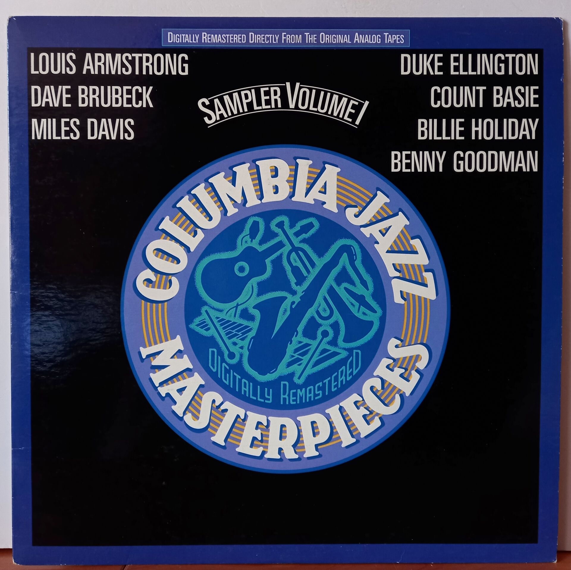 SAMPLER VOLUME ONE / MILES DAVIS, BILLIE HOLIDAY, LOUIS ARMSTRONG (1986) - LP 2.EL PLAK
