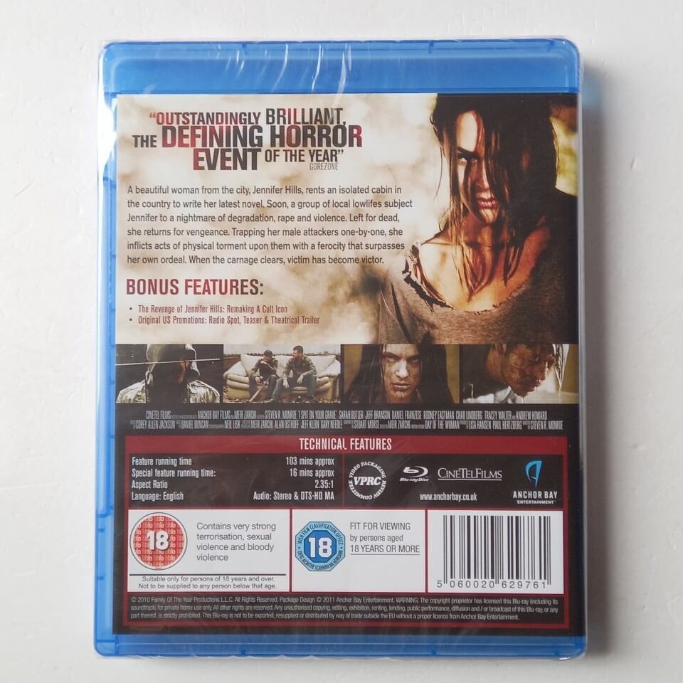 I SPIT ON YOUR GRAVE - BLU-RAY AMBALAJINDA SIFIR