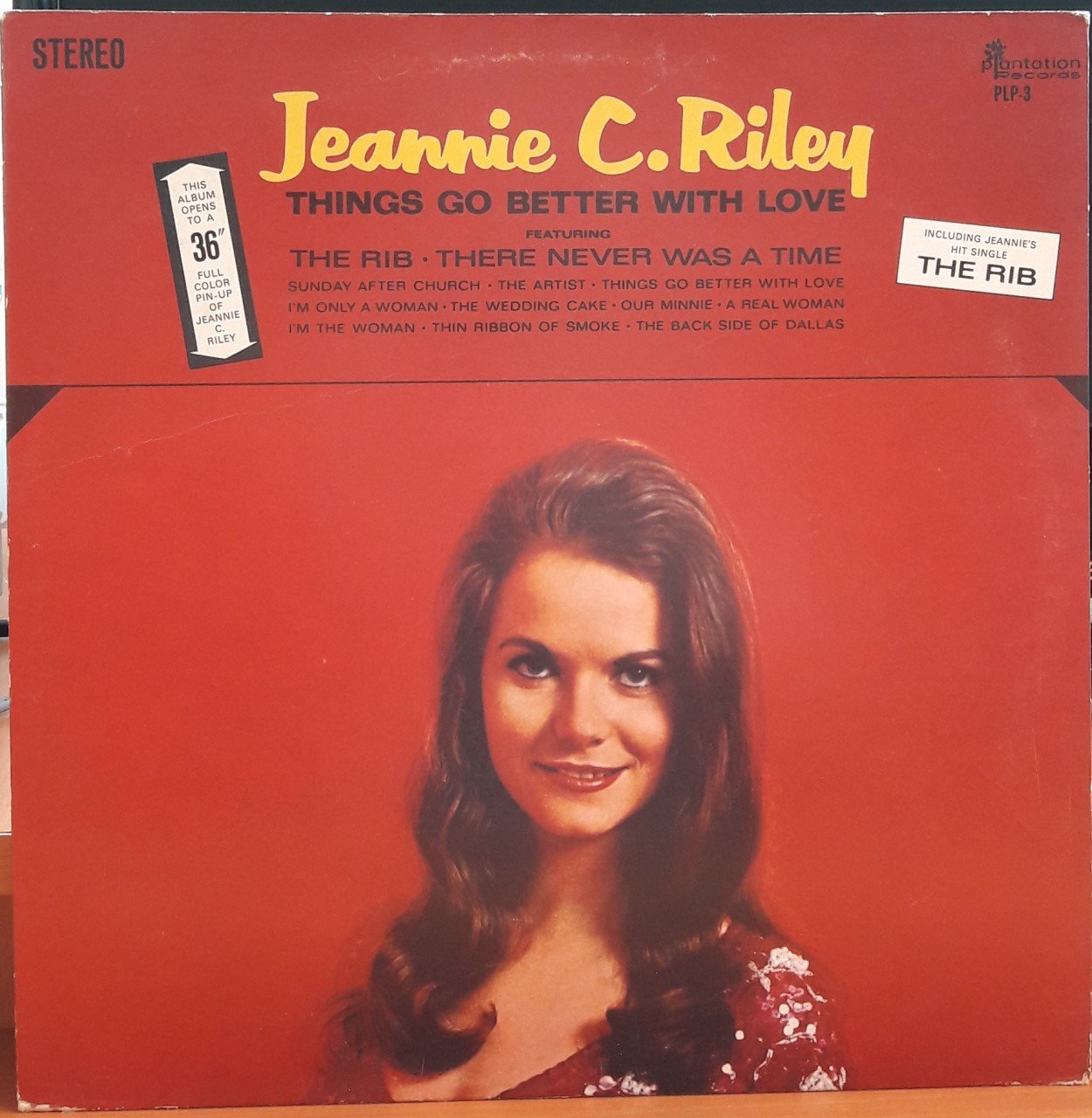JEANNIE C. RILEY - THINGS GO BETTER WITH LOVE - PLAK 2.EL