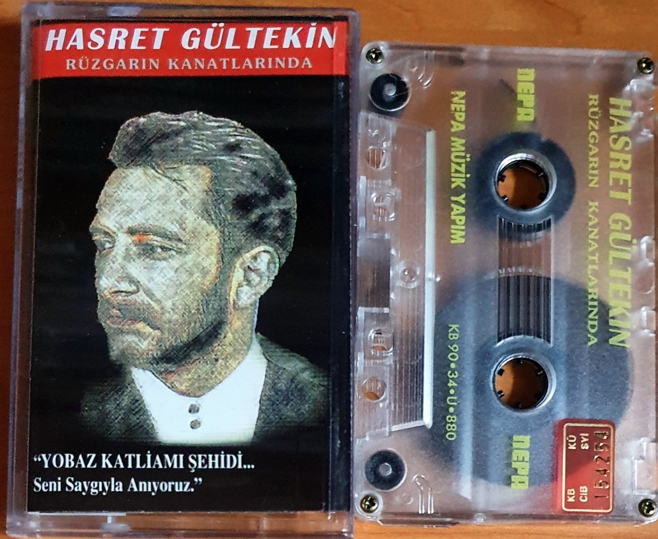HASRET GÜLTEKİN - RÜZGARIN KANATLARINDA (1990) - KASET 2.EL