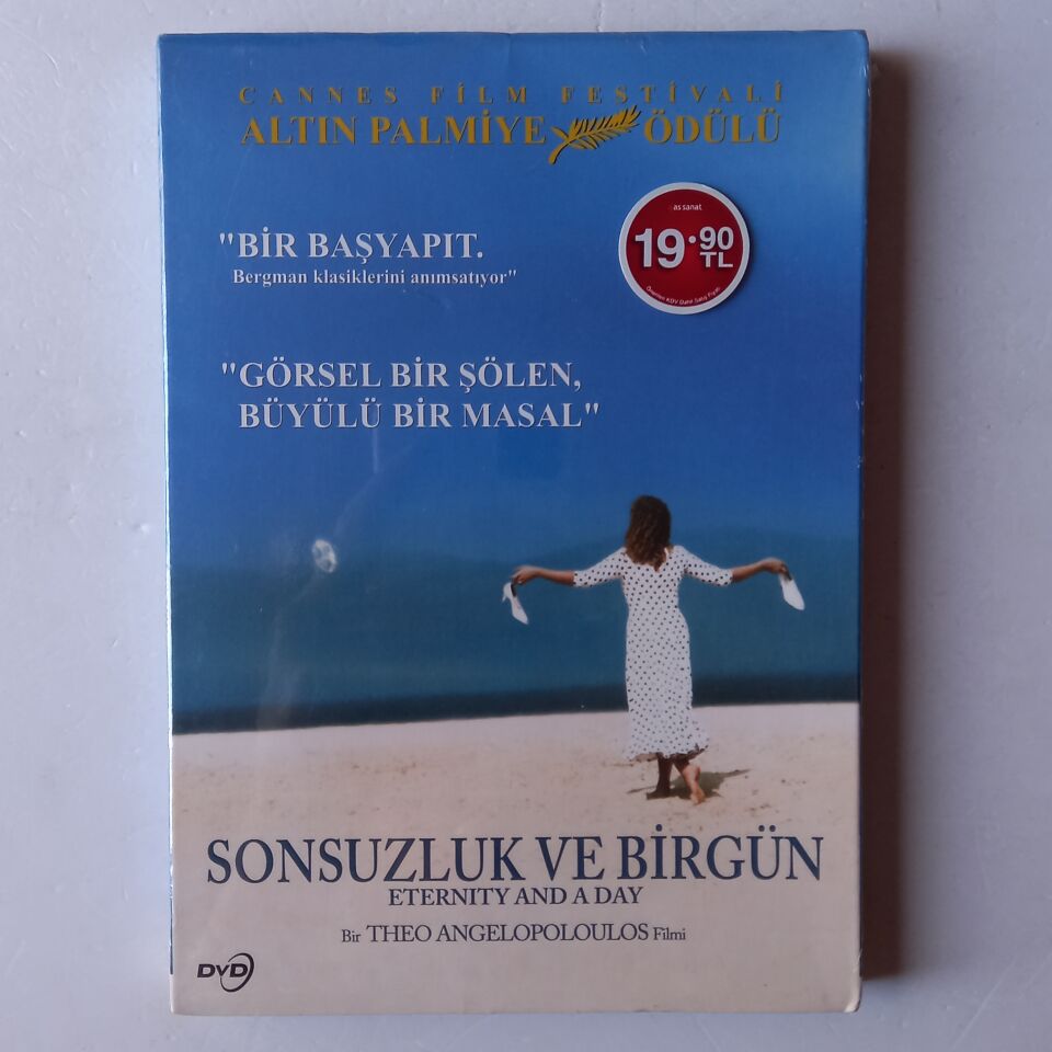SONSUZLUK VE BİR GÜN / ETERNITY AND A DAY - THEO ANGELOPOLOULOS, BRUNO GANZ, ISABELLE RENAULD - DVD AMBALAJINDA SIFIR