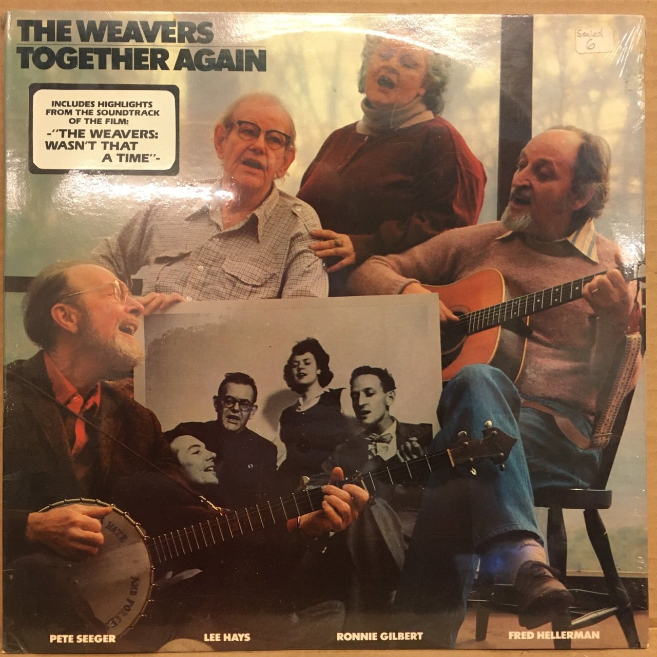 THE WEAVERS - TOGETHER AGAIN - LP DÖNEM BASKISI SIFIR PLAK