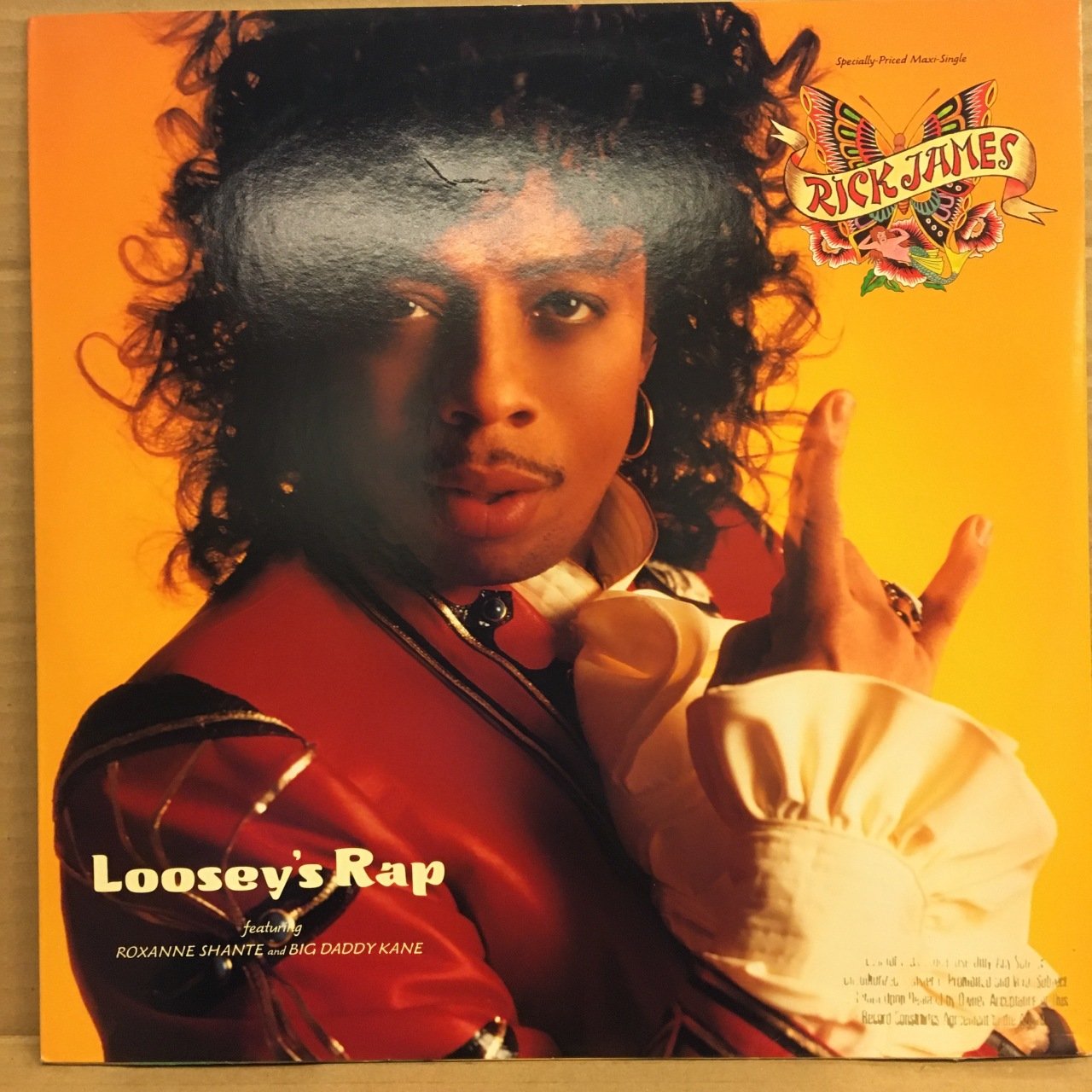 RICK JAMES FEAT. ROXANNE SHANTE & BIG DADDY KANE - LOOSEY'S RAP (1988) 12'' MAXISINGLE